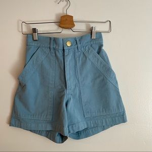 Big Bud Press Work Shorts, Baby Blue size XS